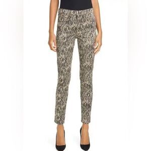 Veronica Beard High Rise Kate Snakeskin Jeans  25/0